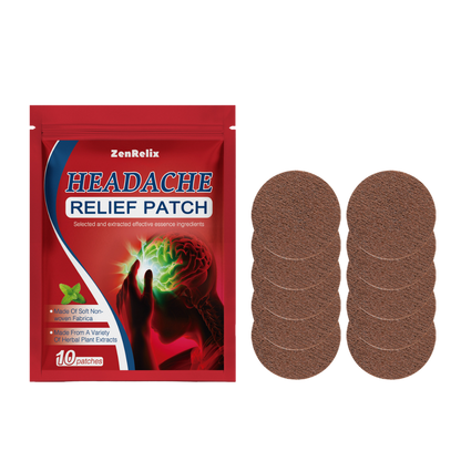 Herbal Headache Relief Patches ( 10 pcs )