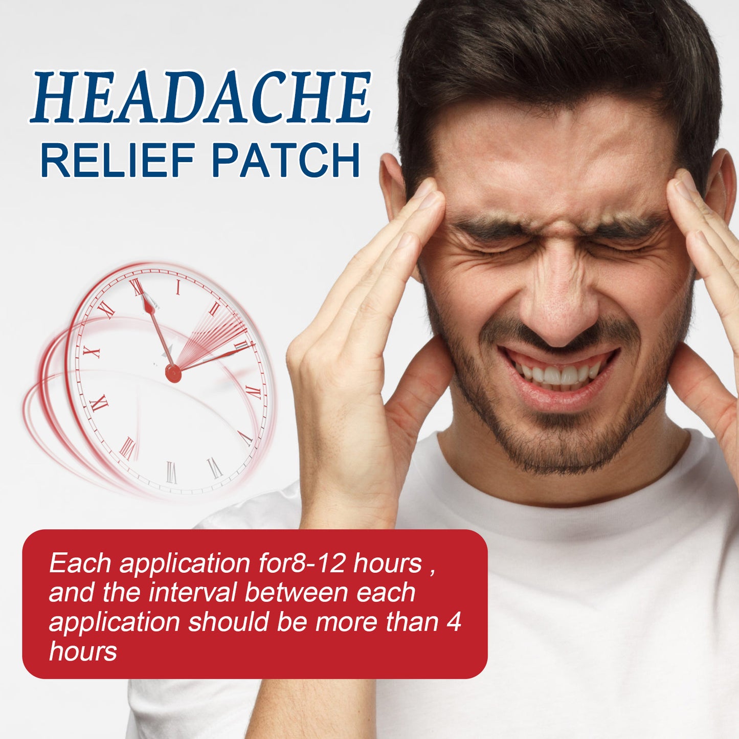 Herbal Headache Relief Patches ( 10 pcs )